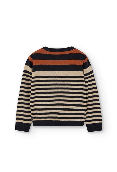 Knitwear pullover striped for boy_3