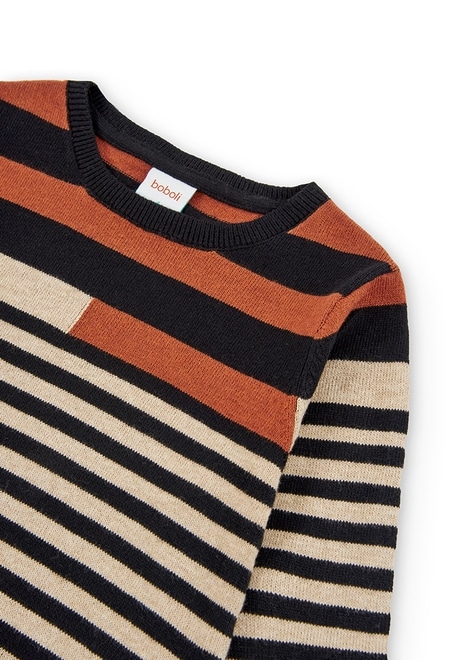 Knitwear pullover striped for boy_4