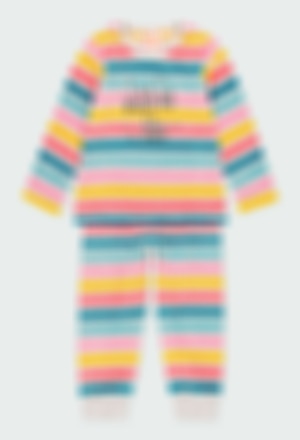 Velour pyjamas for girl - organic