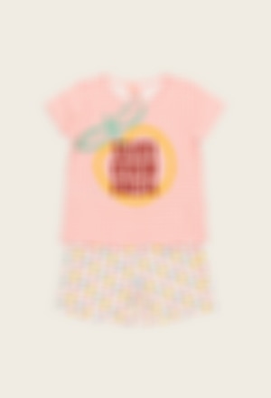 Knit pyjamas for girl - organic