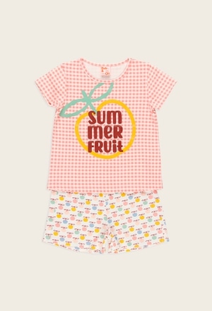 Knit pyjamas for girl - organic_1
