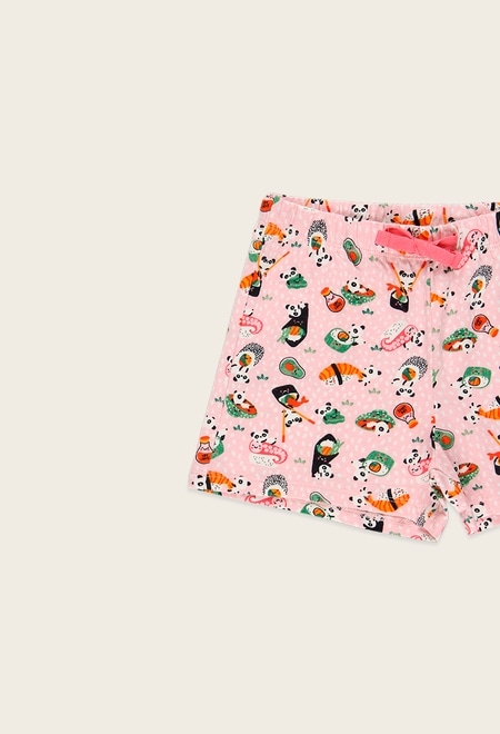 Pijama manga curta para menina - orgânico_9