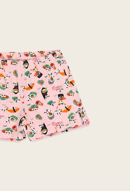 Pijama suspensórios para menina - orgânico_9