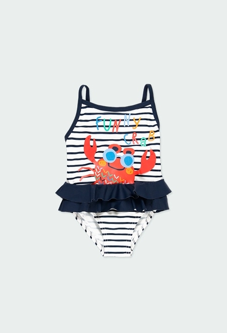 Maillot De Bain A Rayures Maillot Bebe Fille