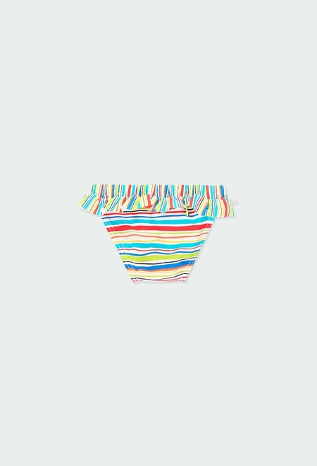 Knickers polyamide striped for baby girl_2