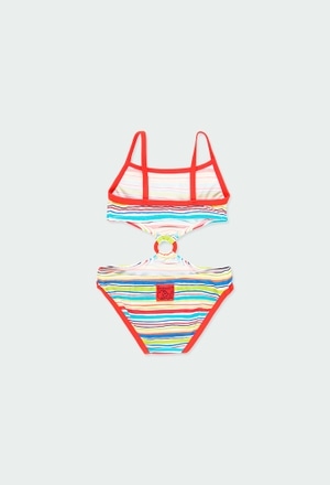 Swimsuit polyamide striped for baby girl_2