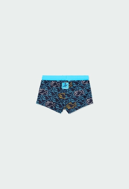 Bond swimsuit printed for baby boy_2