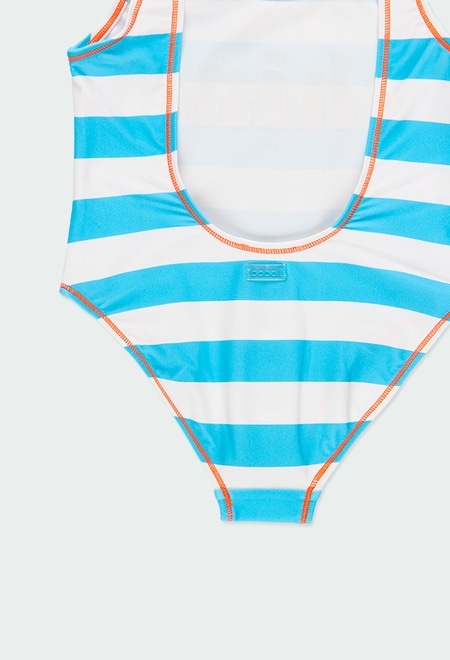 Swimsuit polyamide striped for girl_4