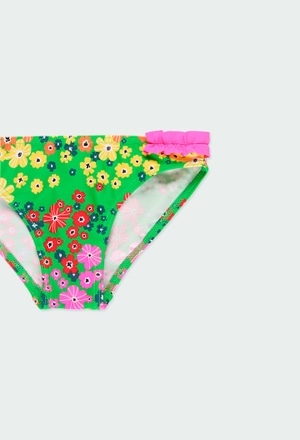 Bikini polyamide fleurs pour fille_5