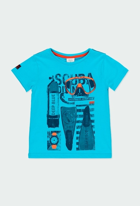Camiseta punto "submarinistas" de niño_1
