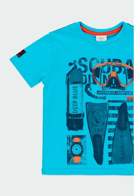 Camiseta punto "submarinistas" de niño_3