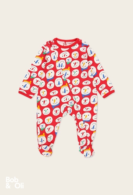 Play suit printed - organic for baby_1