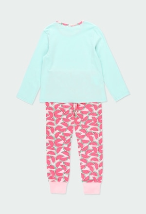 Knit pyjamas for girl_2
