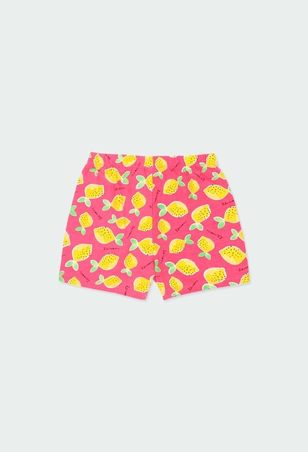 Knit pyjamas lemons for girl_6