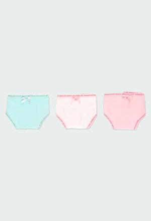 Pack 3 knickers fruits for girl_1