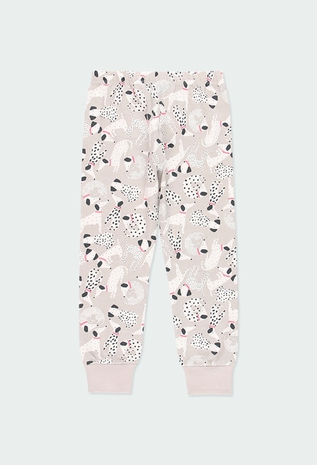 Pijama punto perros de niña_6