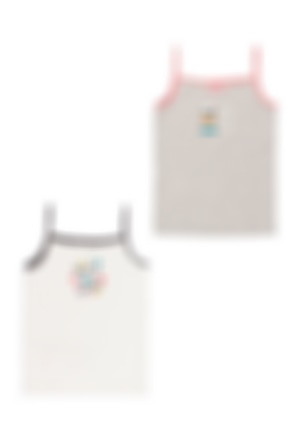 Pack 2 t-Shirts suspenders for girl