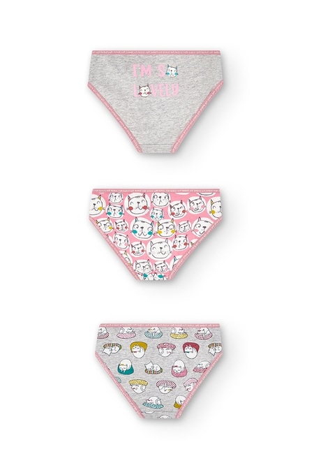 Pack 3 knickers for girl_2