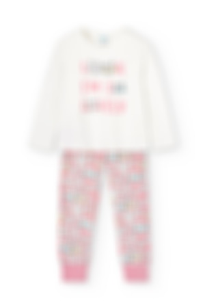 Pyjama bi matiere pour fille