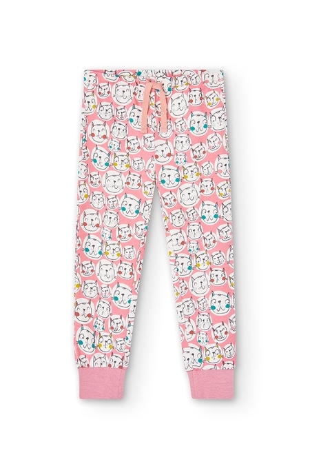 Pyjama bi matiere pour fille_4