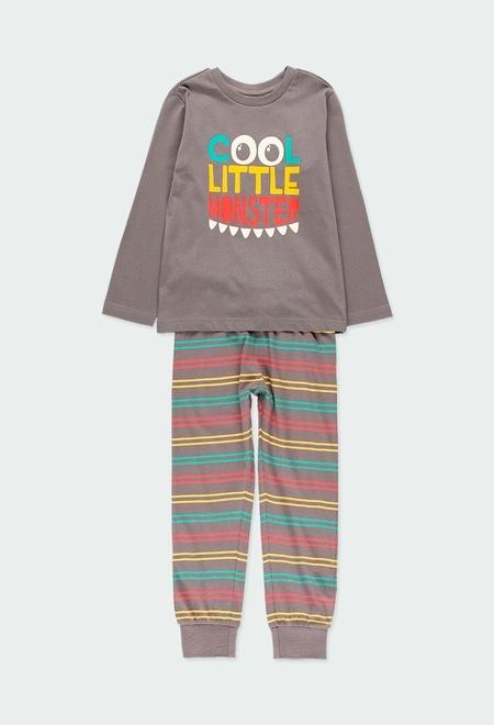 Knit pyjamas for boy_1