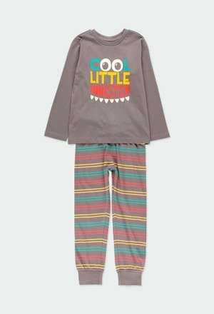 Pyjama en tricot pour garçon_1