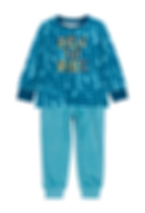 Pijama terciopelo estampado de niño
