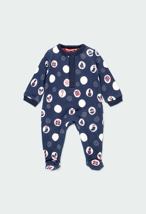 Fleece play suit printed for baby_1